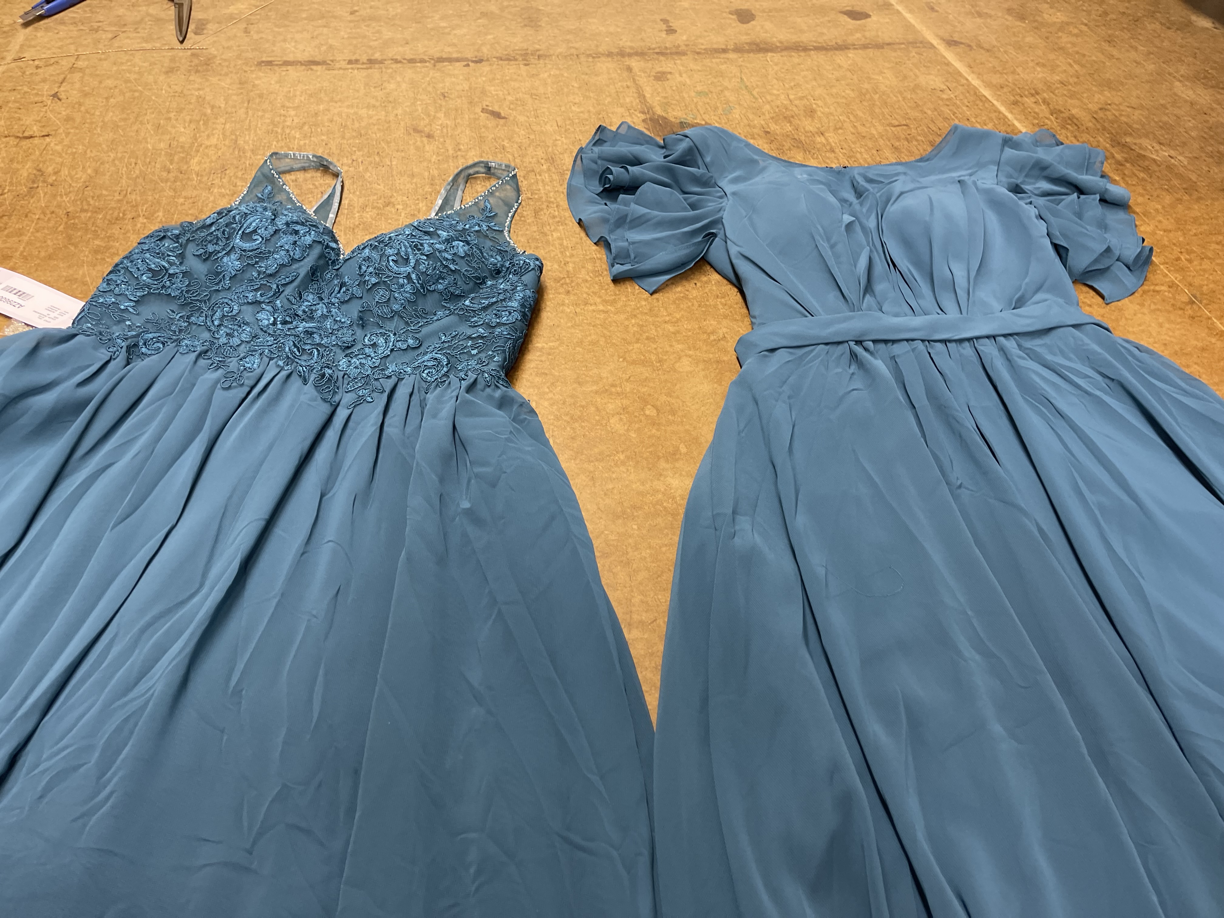 Grayish blue dress